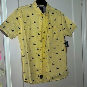 NWT artistry in motion whale button down size: M